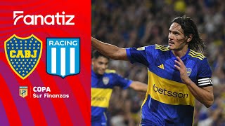 Boca Juniors 42 Racing Resumen del partido  CopaSurFinanzas 2024 [upl. by Brina95]