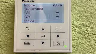 Wärmepumpe von Panasonic  Regelung Systemüberprüfung Wassertemperaturen Energiemonitor [upl. by Imyaj]