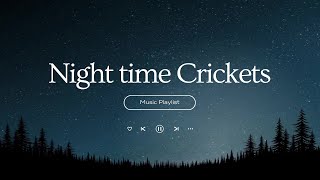 Nighttime Crickets  Relaxing Night Sounds for Deep Sleep and Meditation  1 hour meditation [upl. by Austin925]