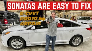 This 2015 Hyundai Sonata FINALLY BROKE P0010 Cheap And Easy Repair [upl. by Repmek87]