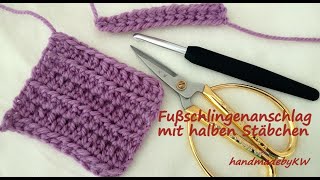 Halbe Stäbchen mit Fußschlinge und Fußschlingenanschlag [upl. by Sell]