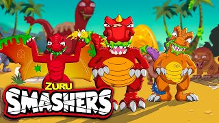 FULL Episodes  More Kids Cartoons  SMASHERS 💥 World  Dinosaur 🦖 Animated Stories [upl. by Tewfik]