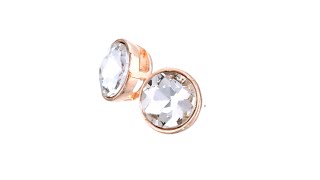 Betsey Johnson CrystalRose Gold Stud Earrings SKU 9326146 [upl. by Magnus]