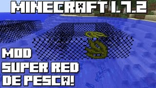 Minecraft 172 MOD SUPER RED DE PESCA [upl. by Xonel787]