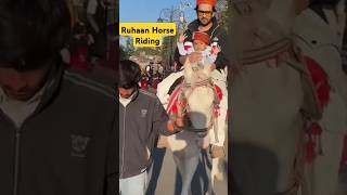 Ruhaan Horse Riding 💖dipikakiduniya shoaibibrahim shoaika shortsvideo [upl. by Inge]