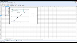 How to Plot a Best Fit Line in OpenOffice Calc [upl. by Robbyn]