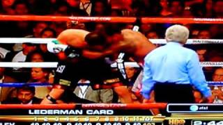 shane mosley vs sergio mora fight [upl. by Selinda363]