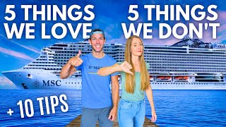 What We Love amp Dont About Cruising with MSC  TOP 10 TIPS [upl. by Aitam]