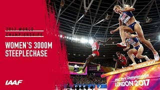 Womens 3000m Steeplechase Final  IAAF World Championships London 2017 [upl. by Alleinad]