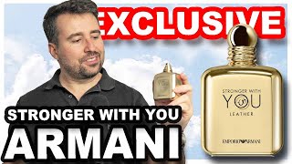 Emporio Armani  Stronger With You Leather  EXCLUSIVE EDITION  MIDDLE EAST  PERFUME REVIEW [upl. by Loria]