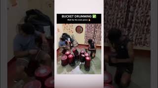 music bucket drumming [upl. by Akinyt]