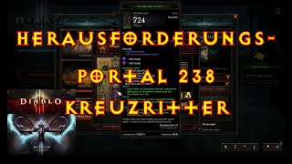 Diablo 3 272 Season 25 EU Herausforderungsportal 238 Sucher des Lichts Hammerdin Kreuzritter [upl. by Aimee]