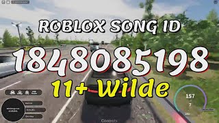 11 Wilde Roblox Song IDsCodes [upl. by Ahsikrats390]