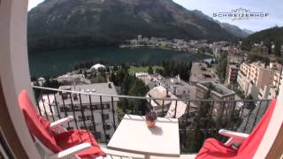 Hotel Schweizerhof St Moritz im Sommer [upl. by Seldun763]