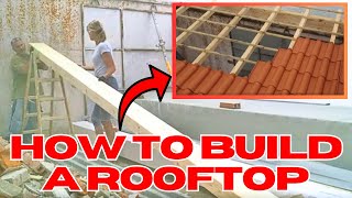 How To Renovate an Old House Roof in Central Portugal [upl. by Anitselec]