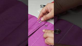 Amazing tool to attach Snap buttons  Snap button plier shorts [upl. by Dasa]