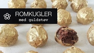 ROMKUGLER med guldstøv  Annemette Voss [upl. by Jo]