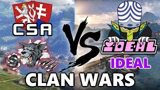 World of Tanks  IDEAL vs CSA2  R1SE  Lakeville  Fjörds  CLAN WARS 41 [upl. by Notgnirra]