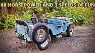 Driving a 1953 Willys CJ3 Jeep [upl. by Ruperta]