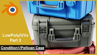 24 Blender  Low Poly  UVs Part 3  Pellican Box Inspired  Game Art [upl. by Eldreda]