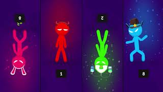 Stickman Party  4 Players New Update 191 [upl. by Nosle]