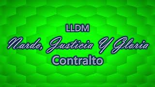 Nardo Justicia Y Gloria  Contralto  LLDM [upl. by Gaylor]