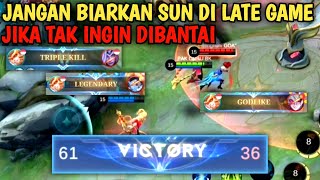 SUN DIBANTAI DI AWAL LATE GAME BALIK MEMBANTAI SAMPAI DYRROTH DAPAT COKLAT  BUILD SUN S34 [upl. by Chung]