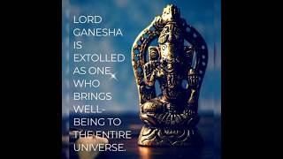 🪷 LORD GANESH bringer of UNIVERSAL BLESSINGS 🪷 shorts ganesh shortsvideo [upl. by Frasch]