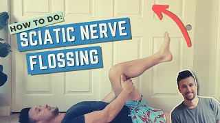 How to Do Sciatic Nerve Flossing and Why its Helpful for Back amp Hamstring Pain [upl. by Je]