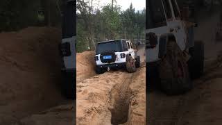 Jeep Wrangler Offroad Driving  Funny Driver shortvideo [upl. by Mommy]