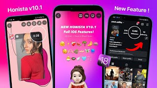 Honista V101 🔥 iOS Instagram For Android  Share Reels like iPhone Story  iOS 18 Emoji amp Fonts [upl. by Hamlin387]