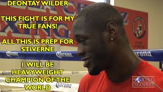 Deontay Wilder feels this fight is prep for Stiverne bout Klitschkos would be interesting fight [upl. by Cornia42]