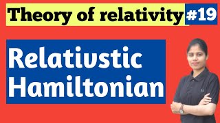 Relativistic hamiltonian  Relativistic hamiltonian charged particlephysics quantum [upl. by Lauzon733]