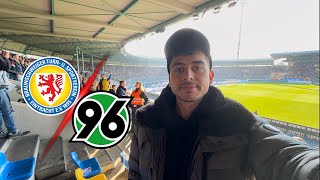 Niedersachsenderby  OHNE ULTRAS❌🥁  EINTRACHT BRAUNSCHWEIG vs HANNOVER 96  Stadionvlog [upl. by Anirbys]