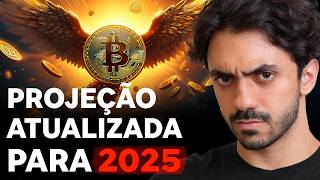 BITCOIN MAIS FORTE QUE O ESPERADO  ATUALIZANDO A PROJEÇÃO PARA 2025 [upl. by Jordison]