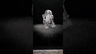 starwars r2d2 lucasfilm disney art snowgraffiti graffiti snowart snowsprayart [upl. by Hwu]