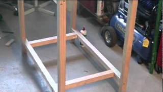 WOODWORK PROJECTS SE1 EP3  BUILDING A SMALL WORKBENCH AT HOME  DIY HOWTO [upl. by Marcella]