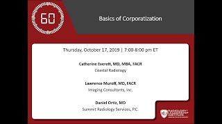 RLI Power Hour Webinar Series October 2019 Basics in Corporatization [upl. by Gauntlett886]