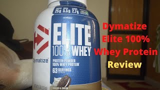 Dymatize Elite 100 Whey Protein Review  Concentrate Protein  Best Protein [upl. by Mojgan]