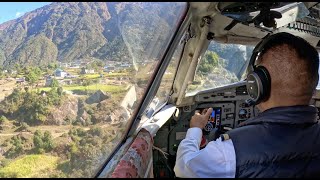 Scary Plane Landing at Paro International Airport Bhutan [upl. by Diver]