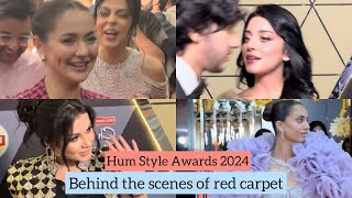 Behind the scenes of Hum Style Awards 2024 😱 [upl. by Eicats]