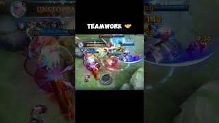 Teamwork 🤝 mobilelegends mlbb [upl. by Laveen]