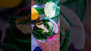 Sokal sokal bazar the ke niyeelam tatkaa taja sabji food foodies cooking trending ytviral [upl. by Lusty]