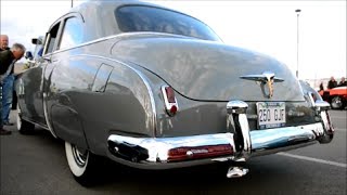 1950 CHEVY 2 DOOR SEDAN  6 CYL START UP [upl. by Higgs507]