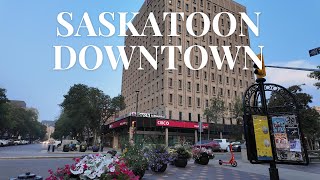 EXPLORING THE BEAUTY OF SASKATOO DOWNTOWN CANADA [upl. by Gennie151]