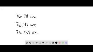 Identify the number of significant figures in each of these measurements of an objects length and [upl. by Aekim995]