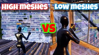 RYZEN 5 3600  GTX 1660Ti  Fortnite Performance Mode LOW vs HIGH MESH 1440P 32gb ram [upl. by Eniawed]