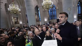 Emmanuel Macron ému aux larmes  son émouvant hommage au général Georgelin [upl. by Astiram415]