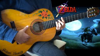 『Gerudo Valley by Night』Zelda Ocarina of Time meet LucasGitanoFamily【flamenco guitar cover】 [upl. by Odnam]