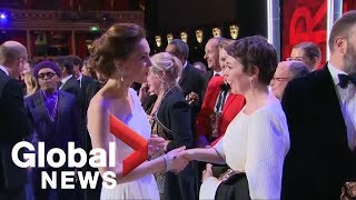 Prince William Kate Middleton congratulate winners of BAFTA Awards [upl. by Tima]